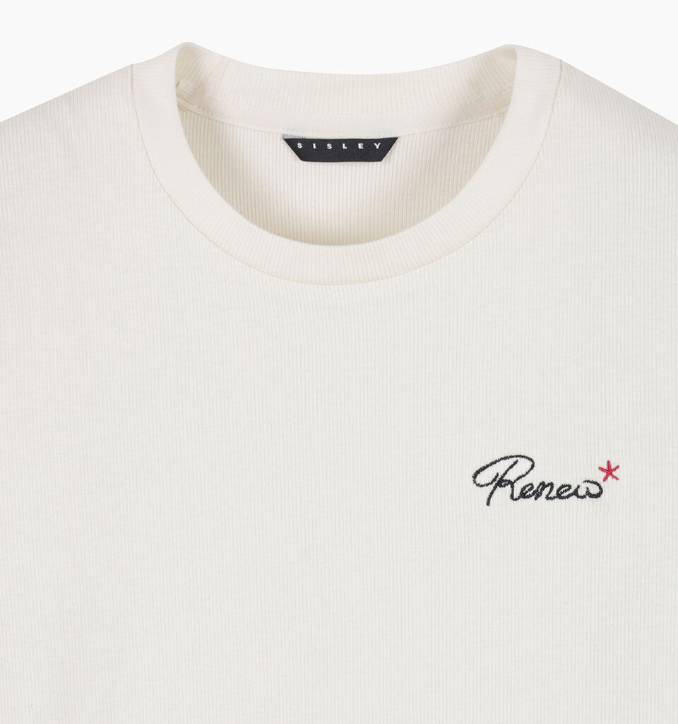 T-SHIRT - sisley k short sleeve t-shirt - Beige | Sisley K image number 4